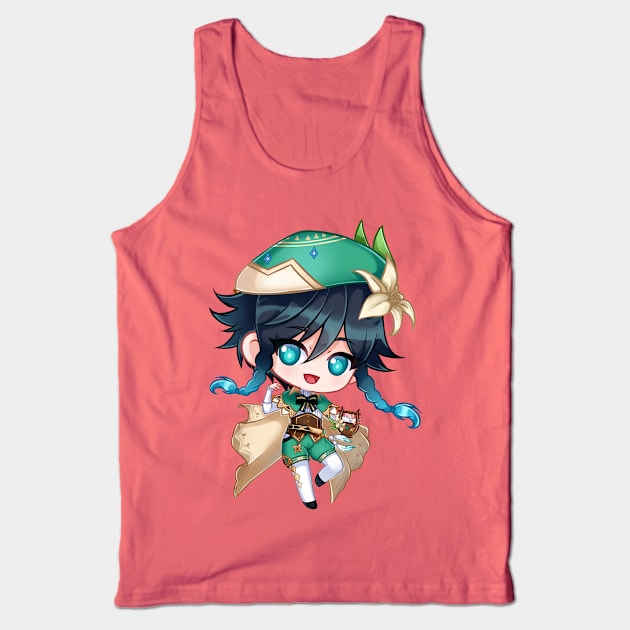 Venti chibi Tank Top by HellaKumii